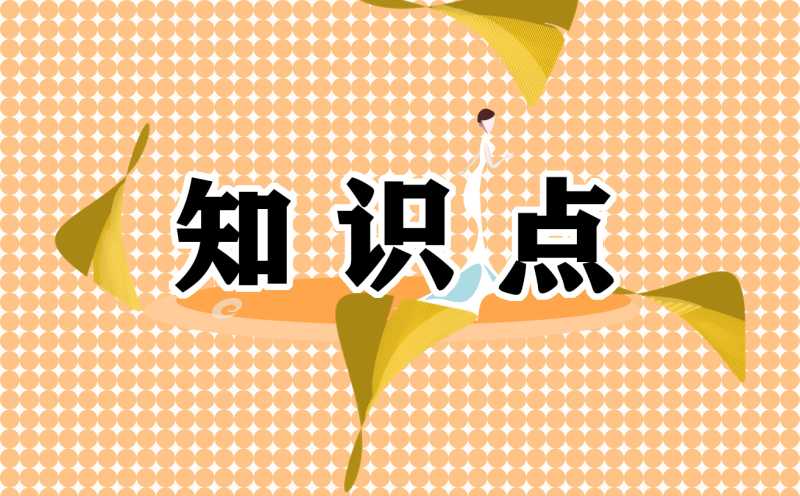 初中政治高频易错知识点总结