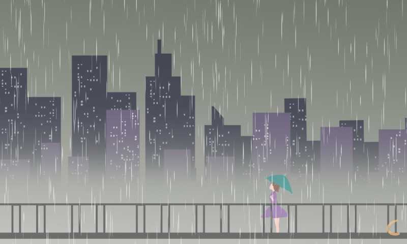 适合下雨天发朋友圈的心情说说