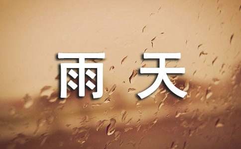 有关雨天作文4篇