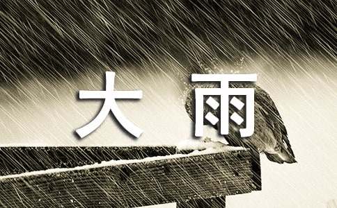 七言绝句五月十九日大雨