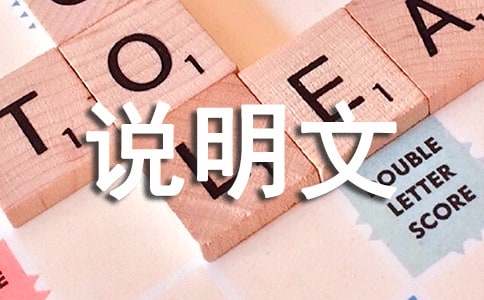 关于说明文作文300字汇总8篇