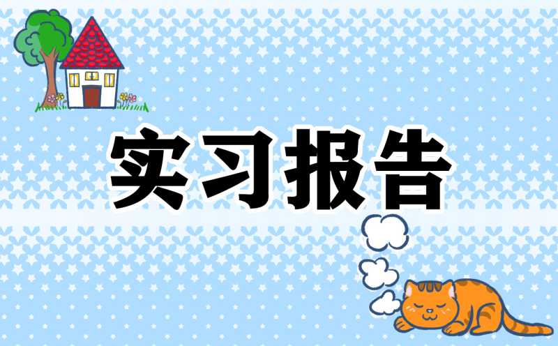 精选大学毕业实习报告总结