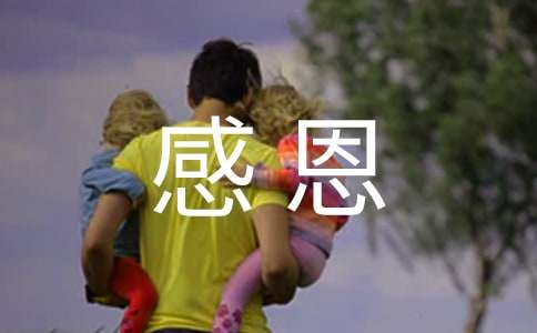 关于感恩一封信