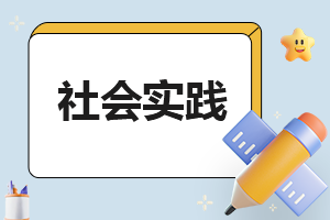 社会实践社会调查工作报告标准版