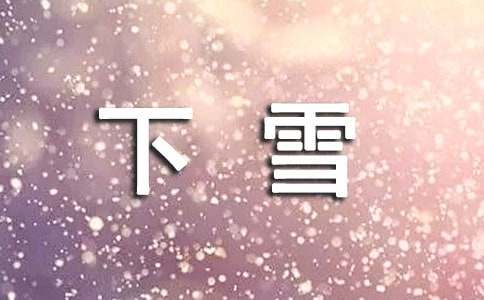 下雪的声音作文（精选34篇）