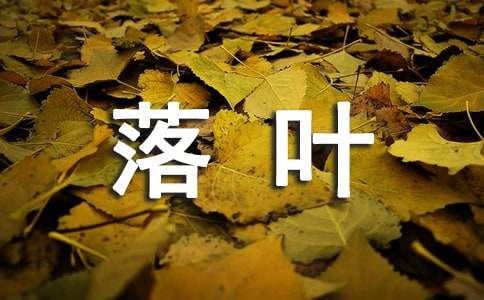 落叶的季节作文6篇【优秀】
