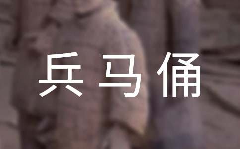 中国的世界文化遗产作文：秦始皇兵马俑