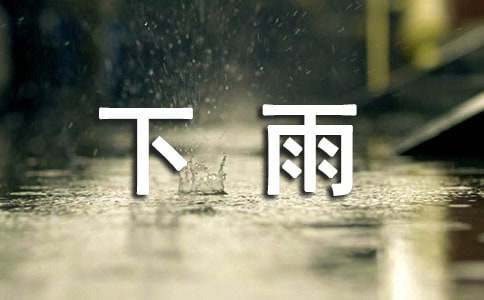 下雨哲理文章（精选10篇）