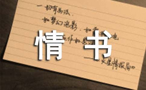 给老婆的一封情书（精选22篇）