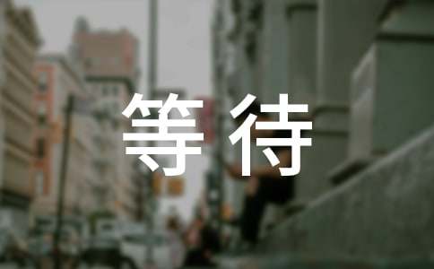 等待话题作文(精选15篇)