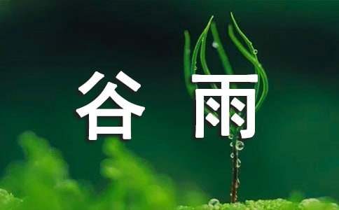 谷雨唯美说说（精选230句）