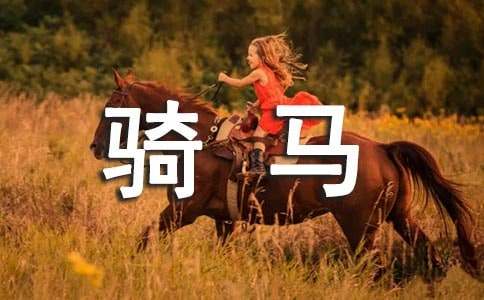 【精华】骑马作文300字4篇