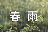 【热门】春雨的作文300字5篇