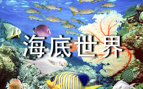 海底世界四年级作文集锦六篇