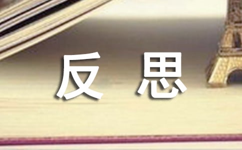 反思的作文优秀（9篇）