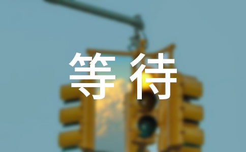 等待的作文300字（精品）